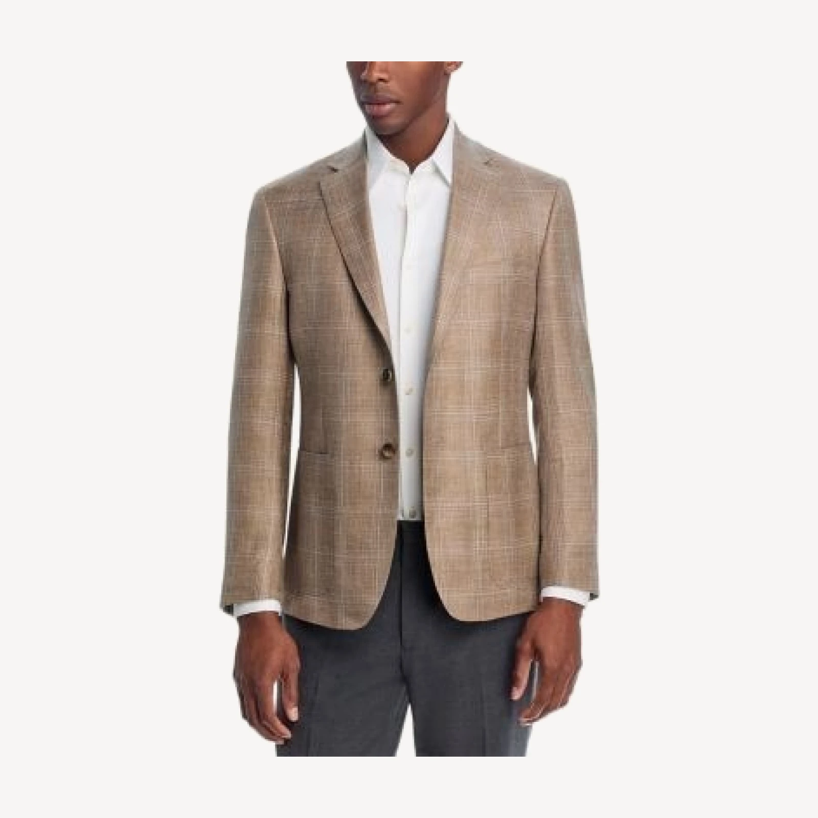 The Men's Store at Bloomingdale's Loro Piana Fabric Wool, Silk, & Linen Plaid Unstructured Regular Fit Sport Coat - Exclusive
