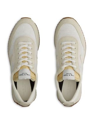rag & bone Women's Retro Mesh Lace Up Low Top Running Sneakers