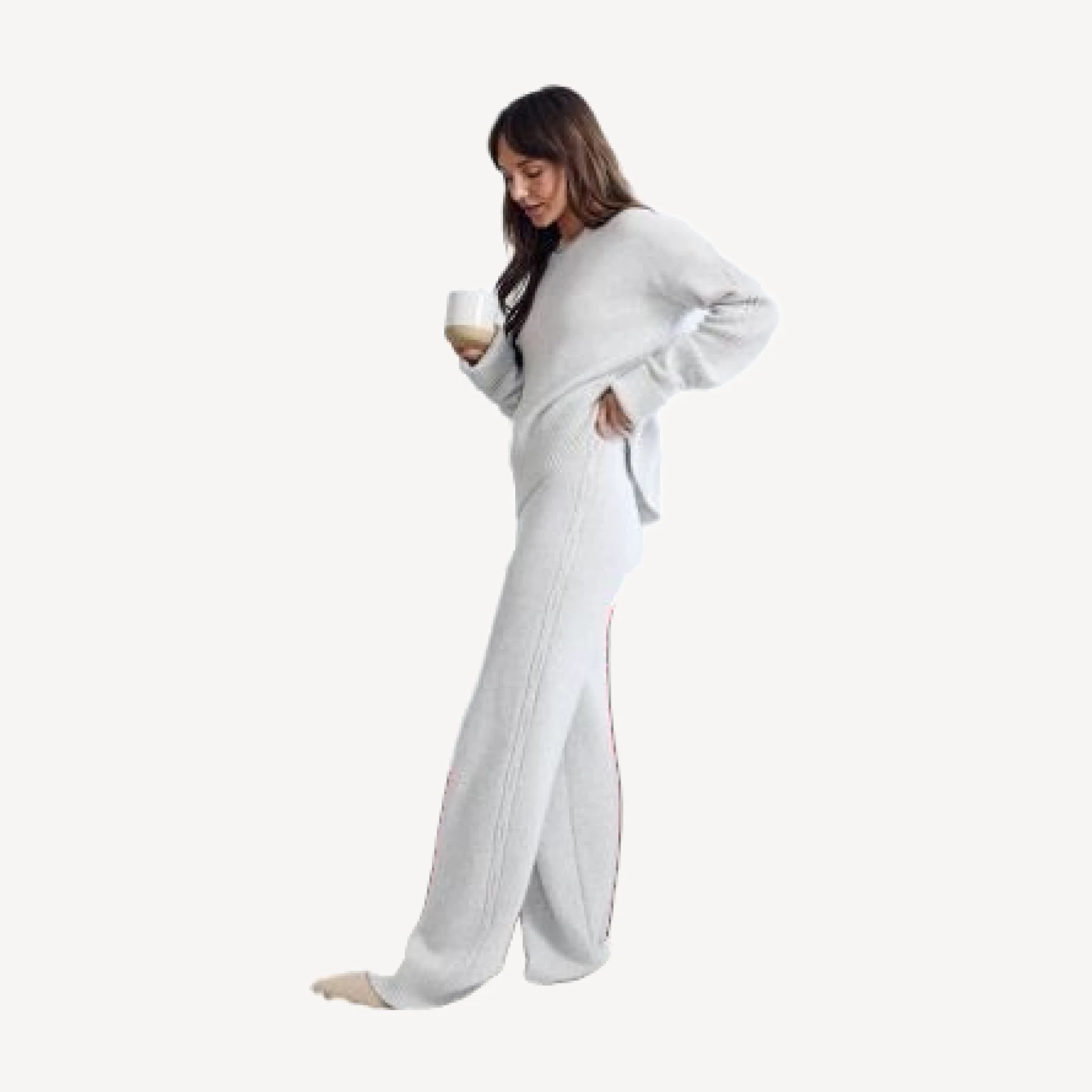 Splendid Tori Cashmere Ribbed Hem Sweatpants