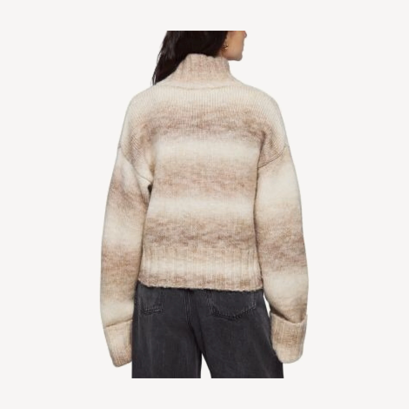 Splendid Jordan Mock Neck Two Zip Cardigan Sweater