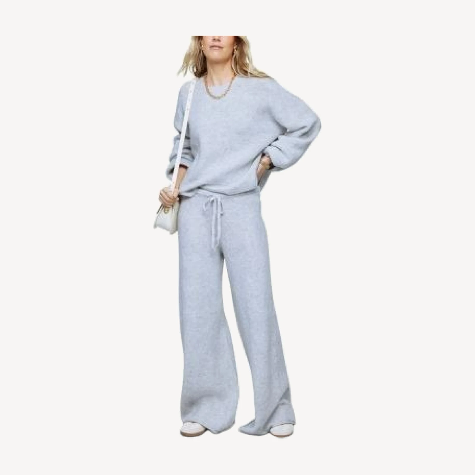 Splendid Stassi Sweater Knit Wide Leg Pants