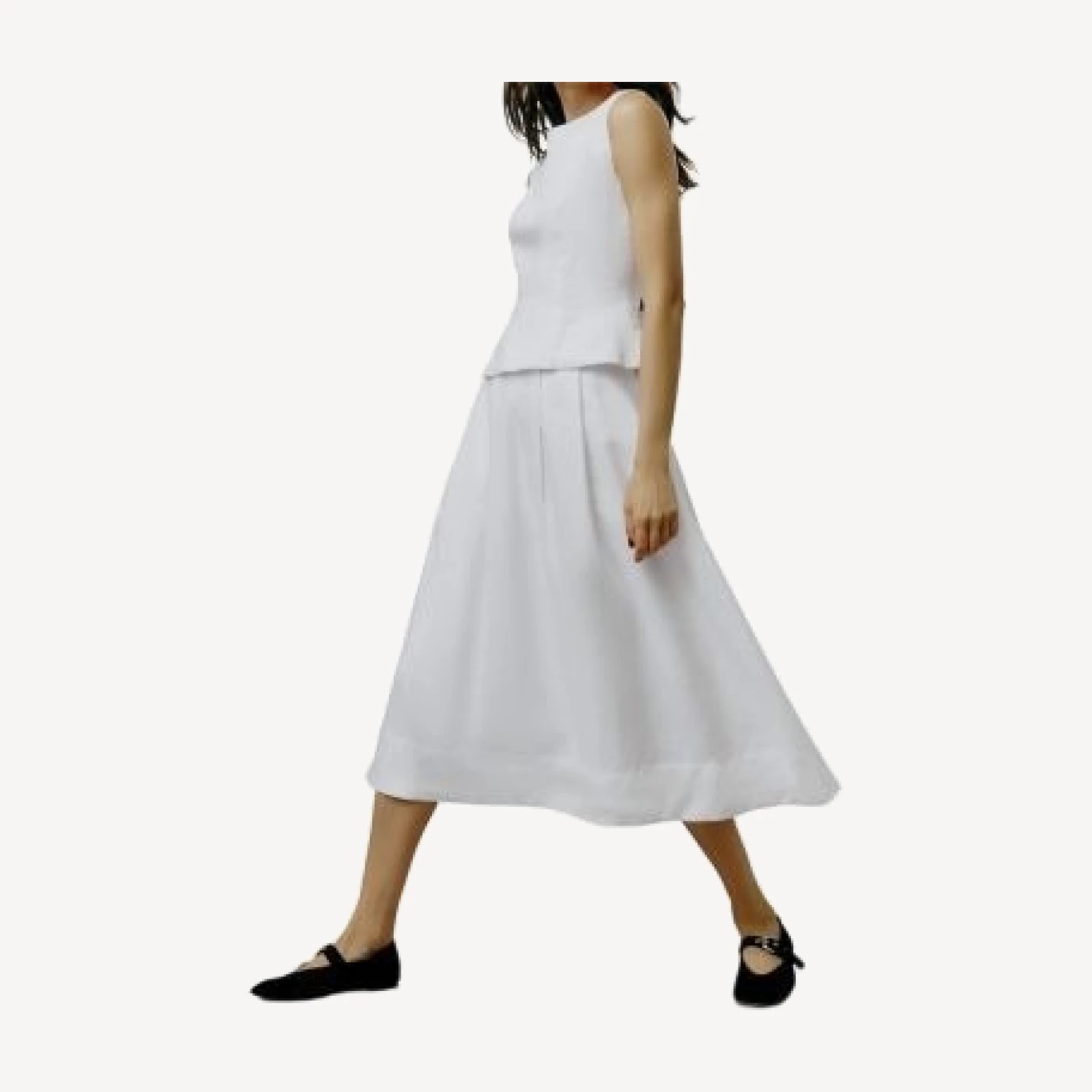Reformation Moya Linen Two Piece Dress