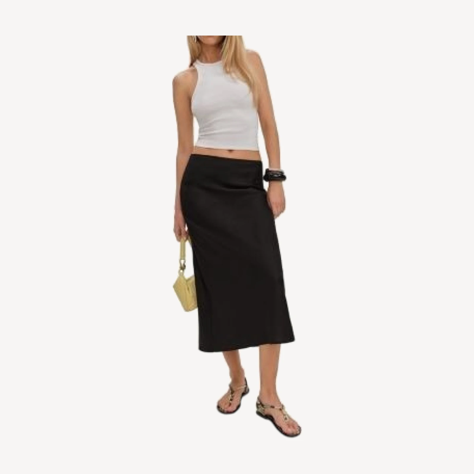 Reformation Layla Linen Skirt