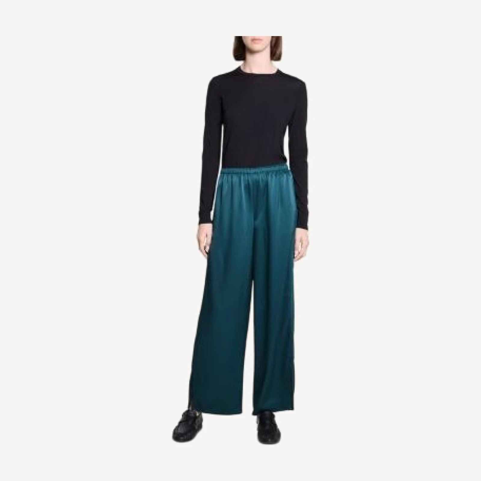 Theory Satin Pull On Pants