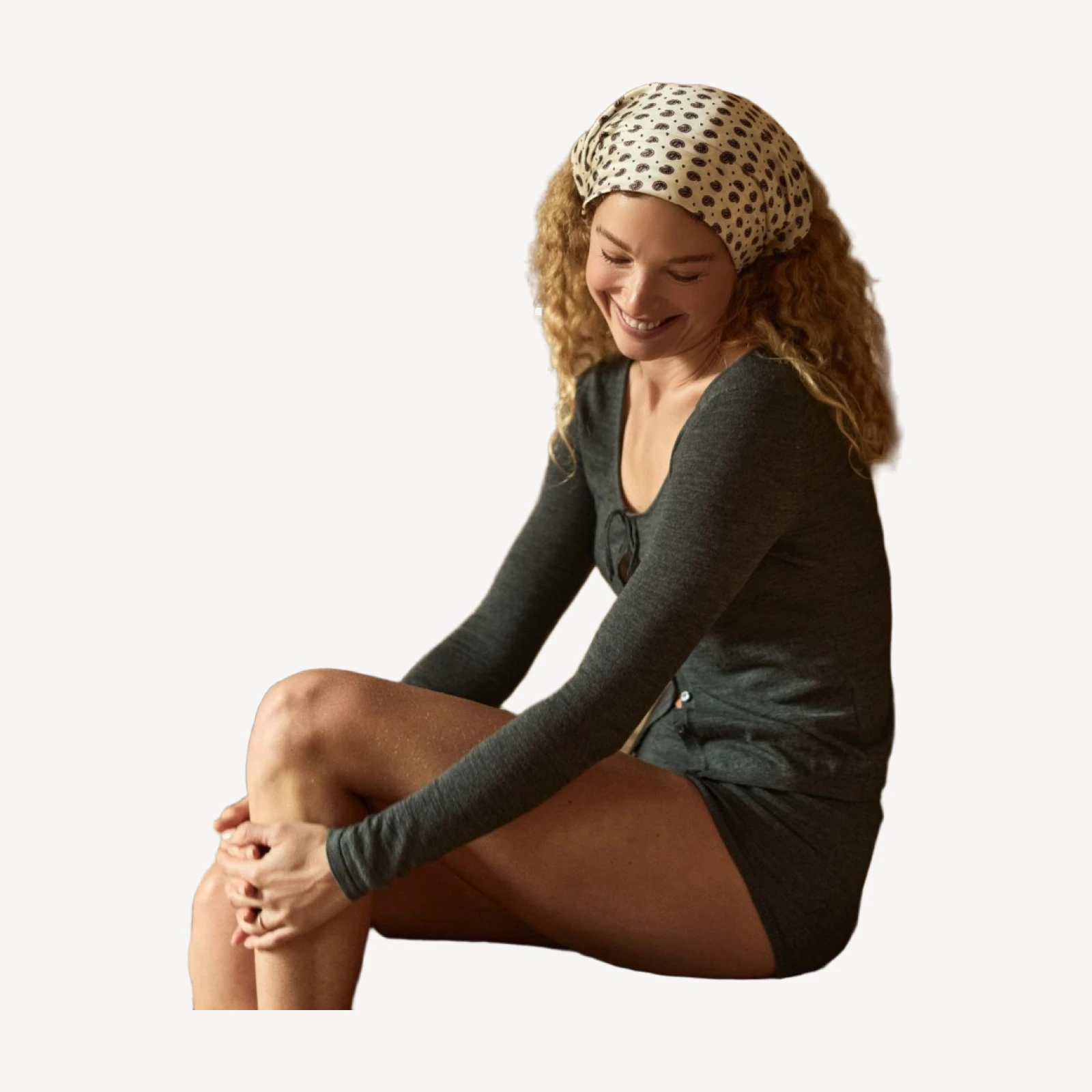NAIDA CARDIGAN -- CHARCOAL GREY