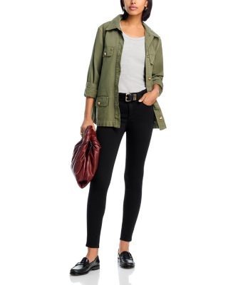 rag & bone Flexi Nina High Rise Jeans in Black