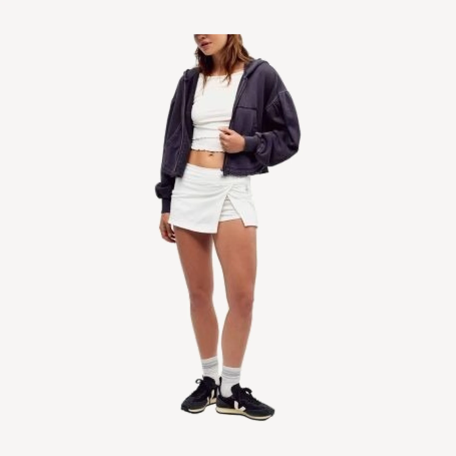 Free People Dream Team Zip Up Hoodie