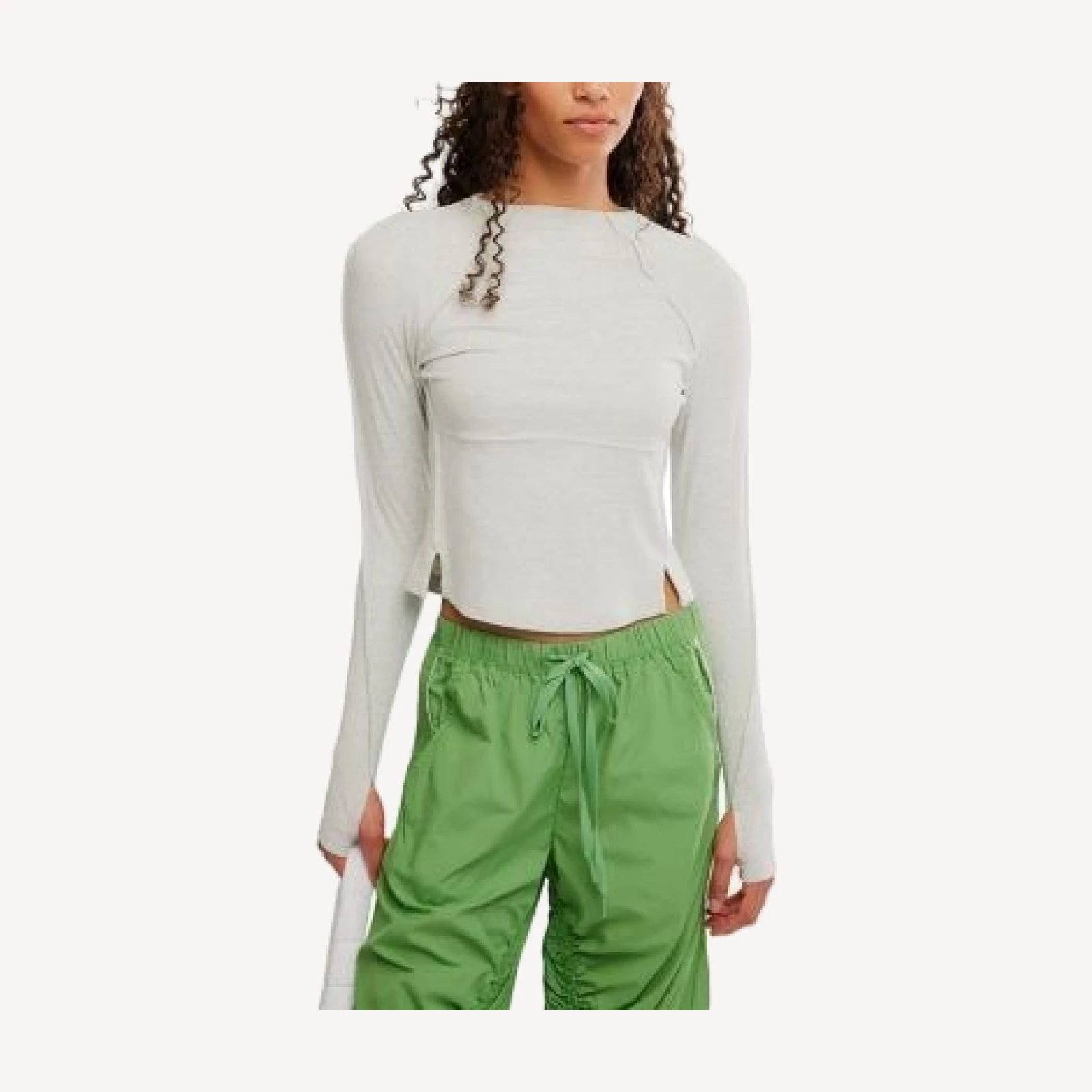 Free People Love Club Long Sleeve Tee
