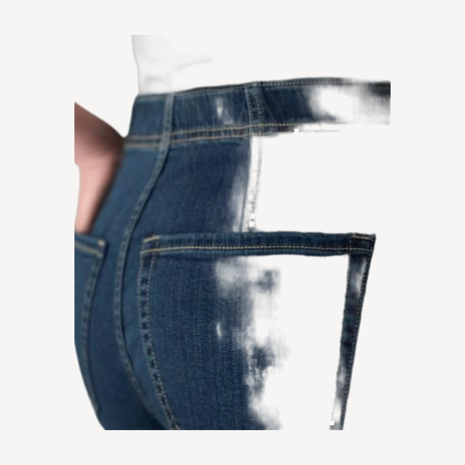 Liverpool Los Angeles High Rise Pull On Wide Leg Jeans in Crosswind