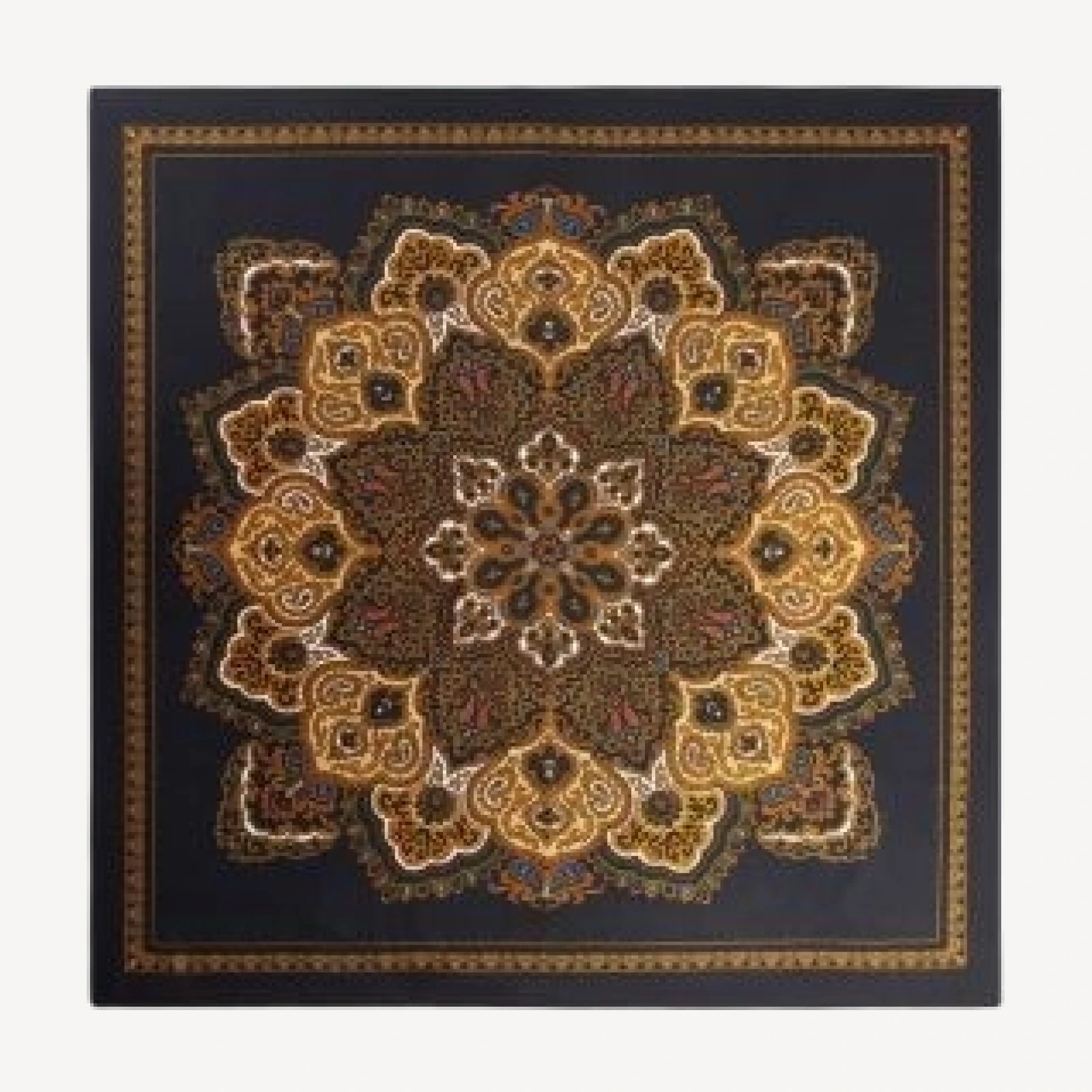 Sandro Bandana Print Silk Scarf