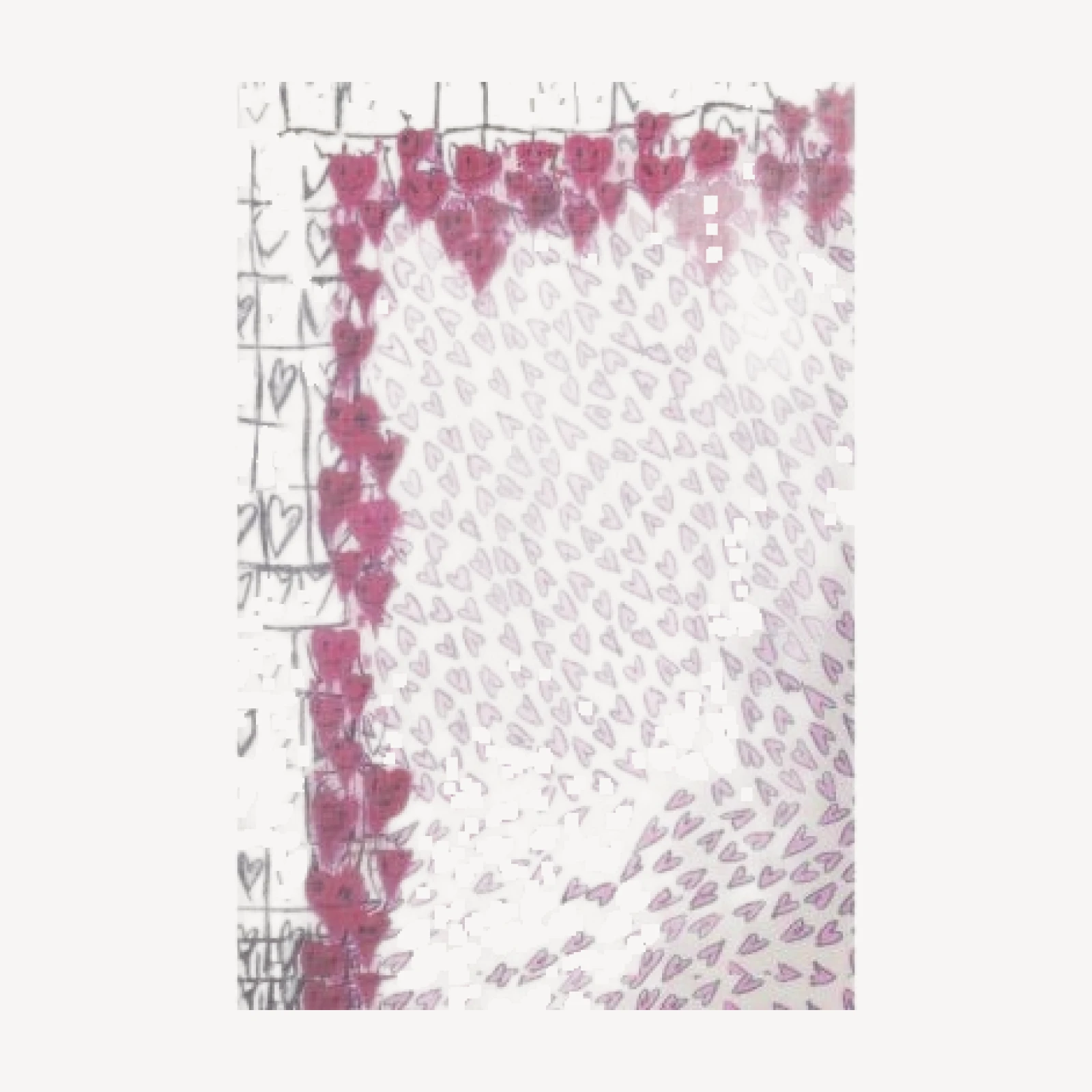 Zadig & Voltaire Kerry Hearts Scarf