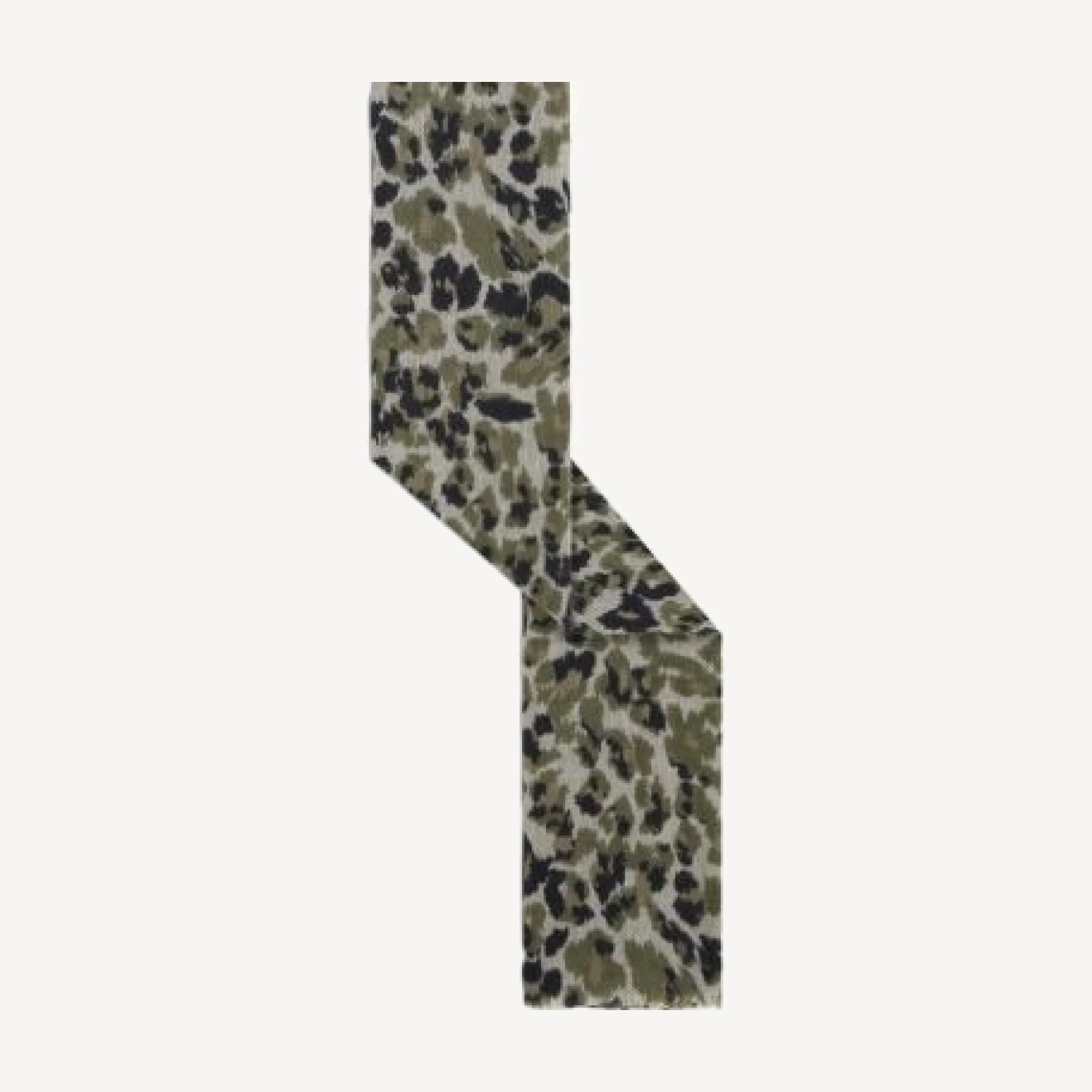 Gerard Darel Silia Leopard Print Wool & Cashmere Scarf