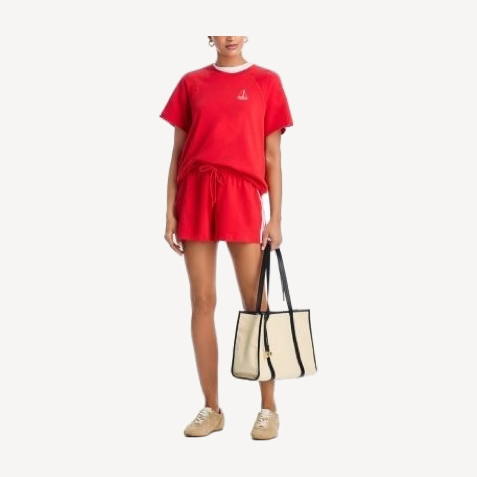 Aqua Julia Sail Boat Short Sleeve Sweatshirt - Exclusive
