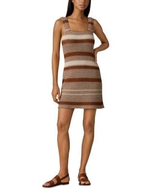 Faherty Seacoast Crochet Sleeveless Dress