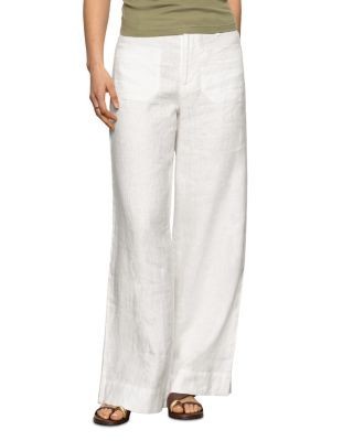 Sanctuary The Linen Marine Wide Leg Pants