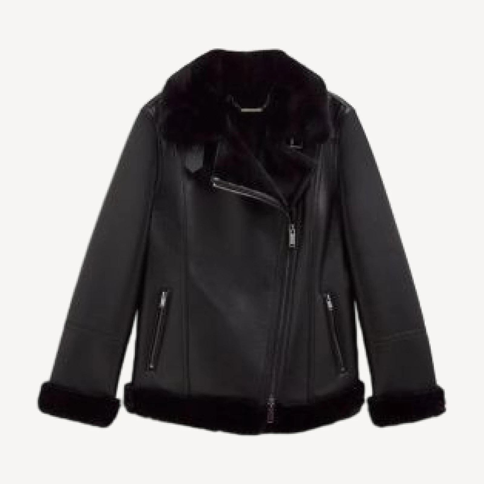 Hobbs London Ali Faux Leather Moto Jacket