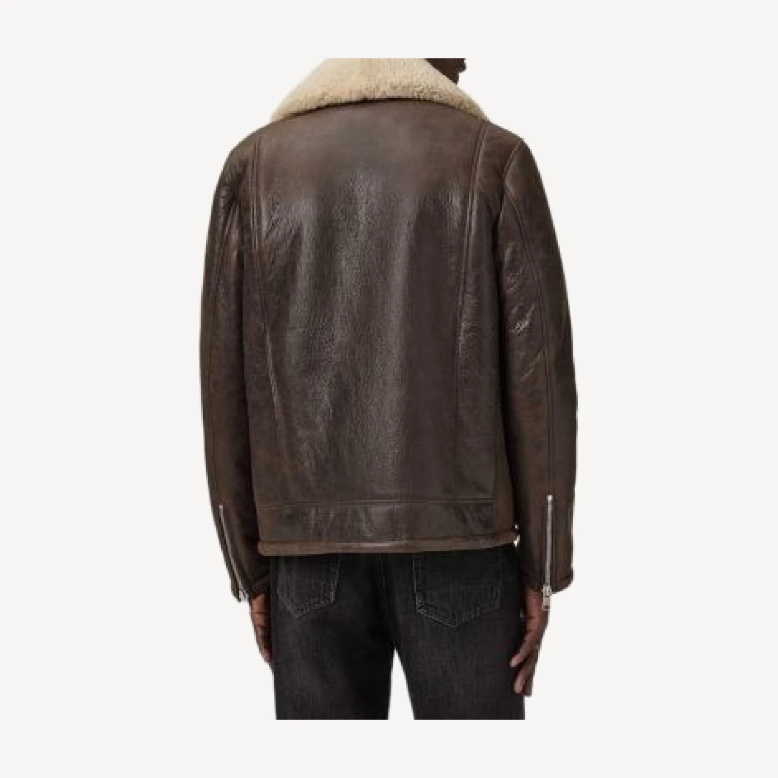 Allsaints Xylon Leather Biker Jacket