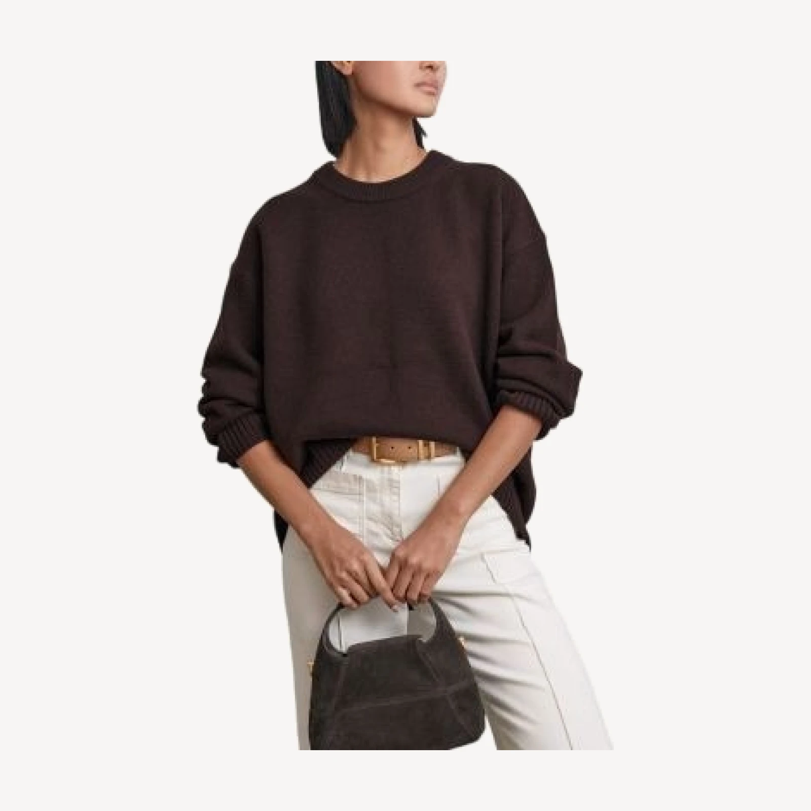 Reiss Ella Wool Cashmere Crewneck Sweater