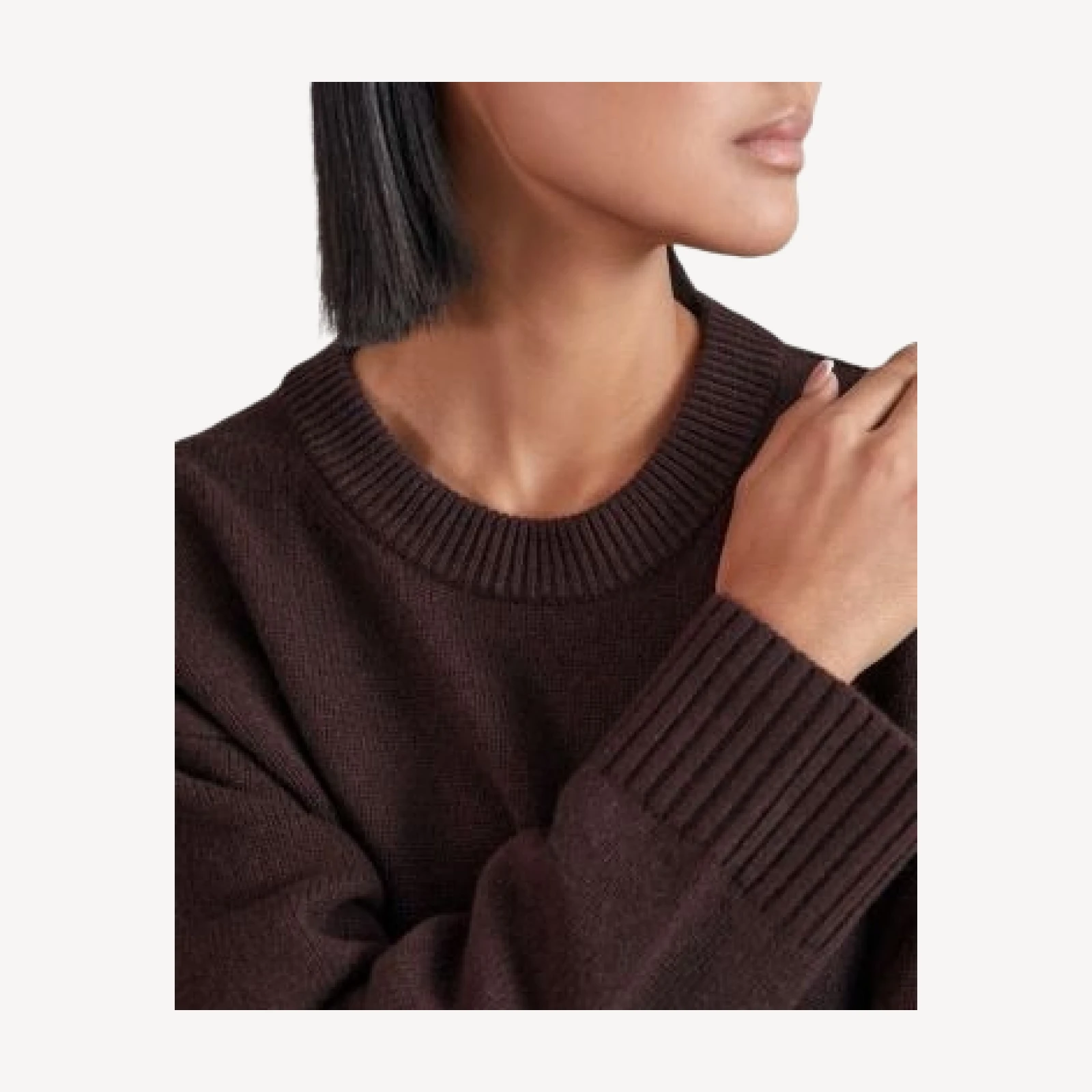 Reiss Ella Wool Cashmere Crewneck Sweater