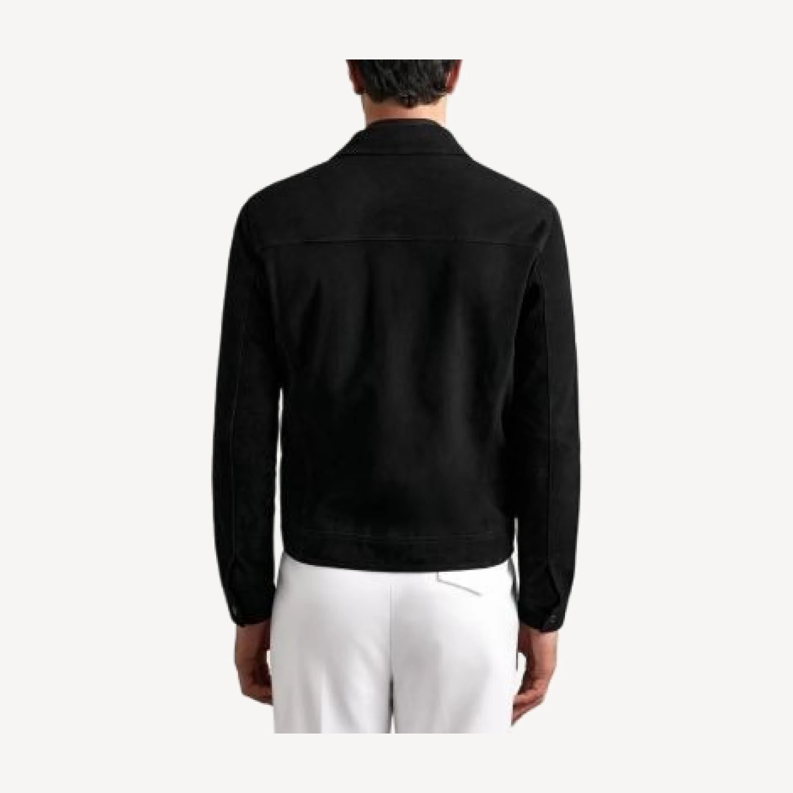 Reiss Pike Suede Zip Through Jacket