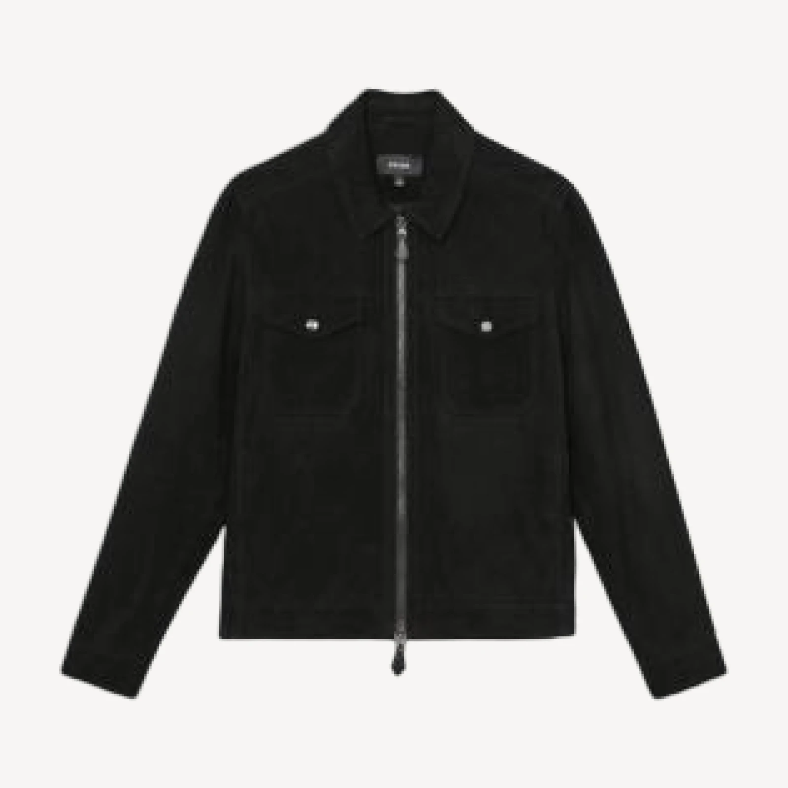 Reiss Pike Suede Zip Through Jacket