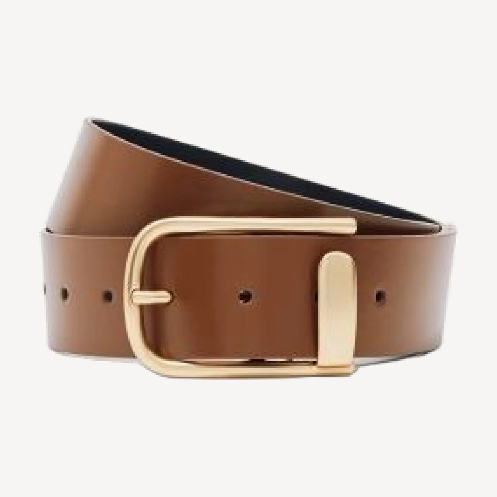 Reiss Women's Iyla Half Keeper Reversible Leather Belt