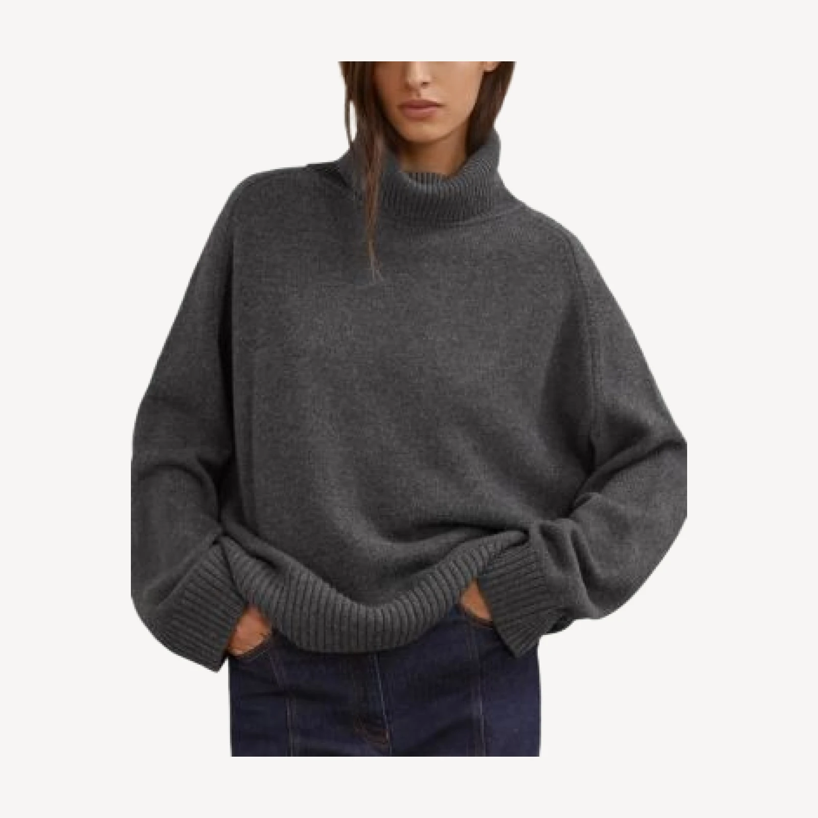 Reiss Brooklyn Wool & Cashmere Roll Neck Sweater