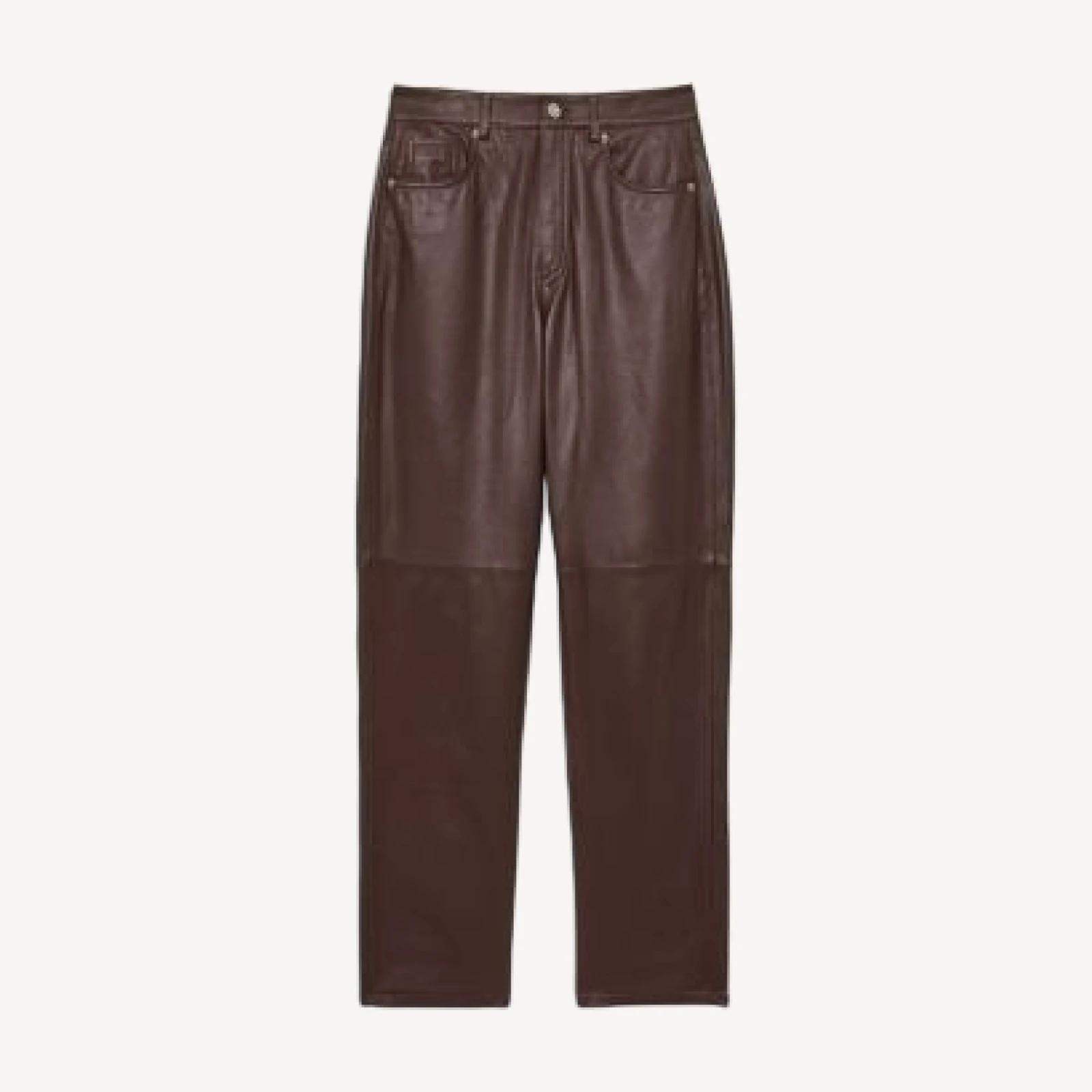Reiss Verona Slim Leather Trousers