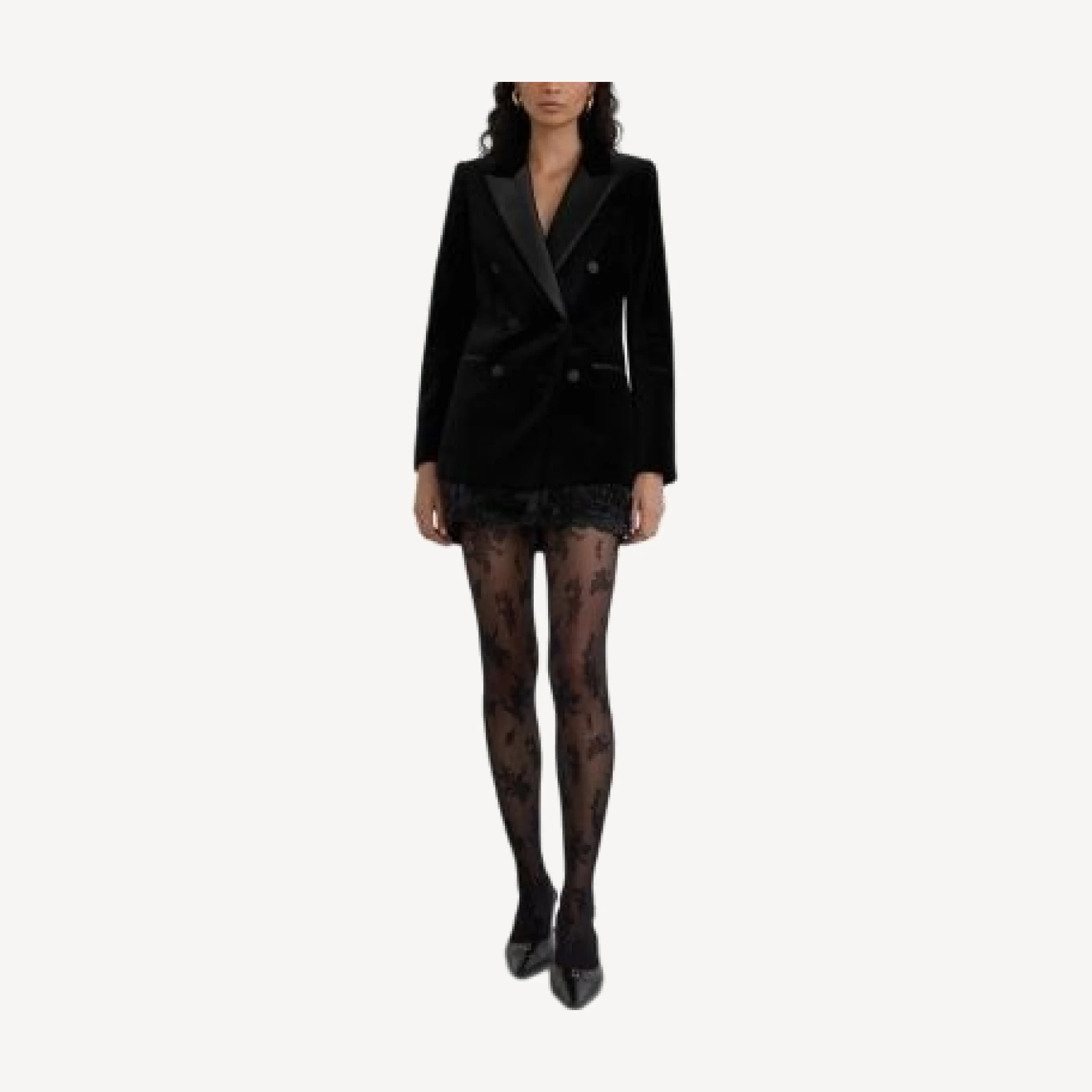 Reiss Floral Sheer Tights