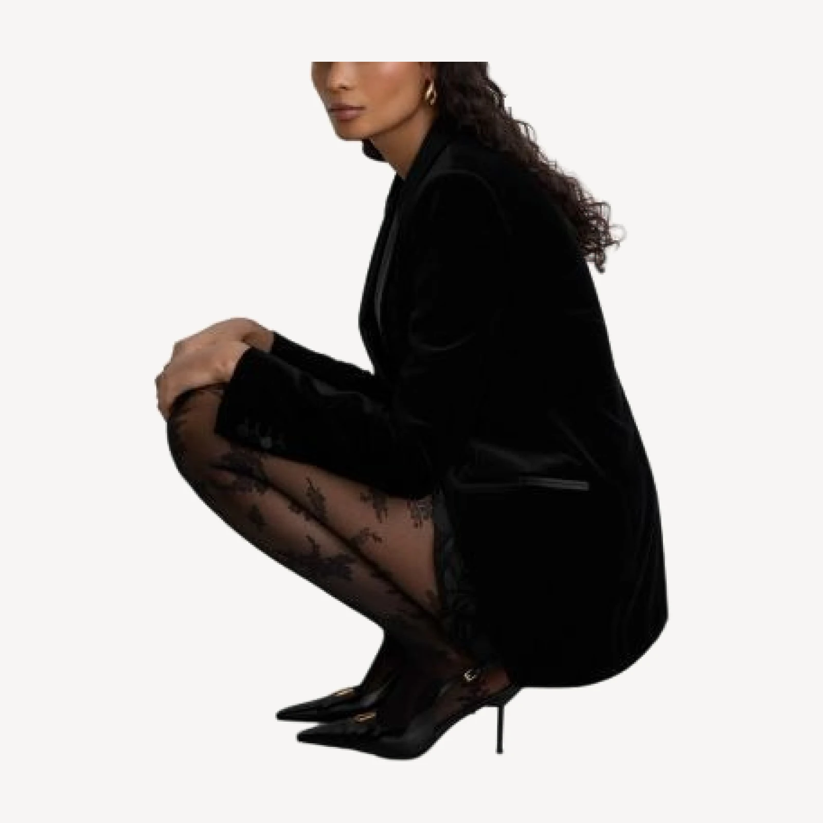 Reiss Floral Sheer Tights