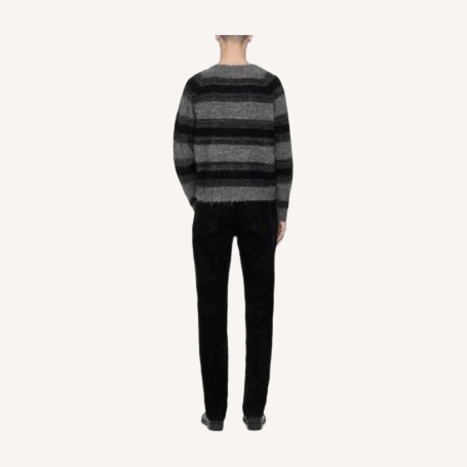 Allsaints Senner Striped Raglan Sleeve Sweater