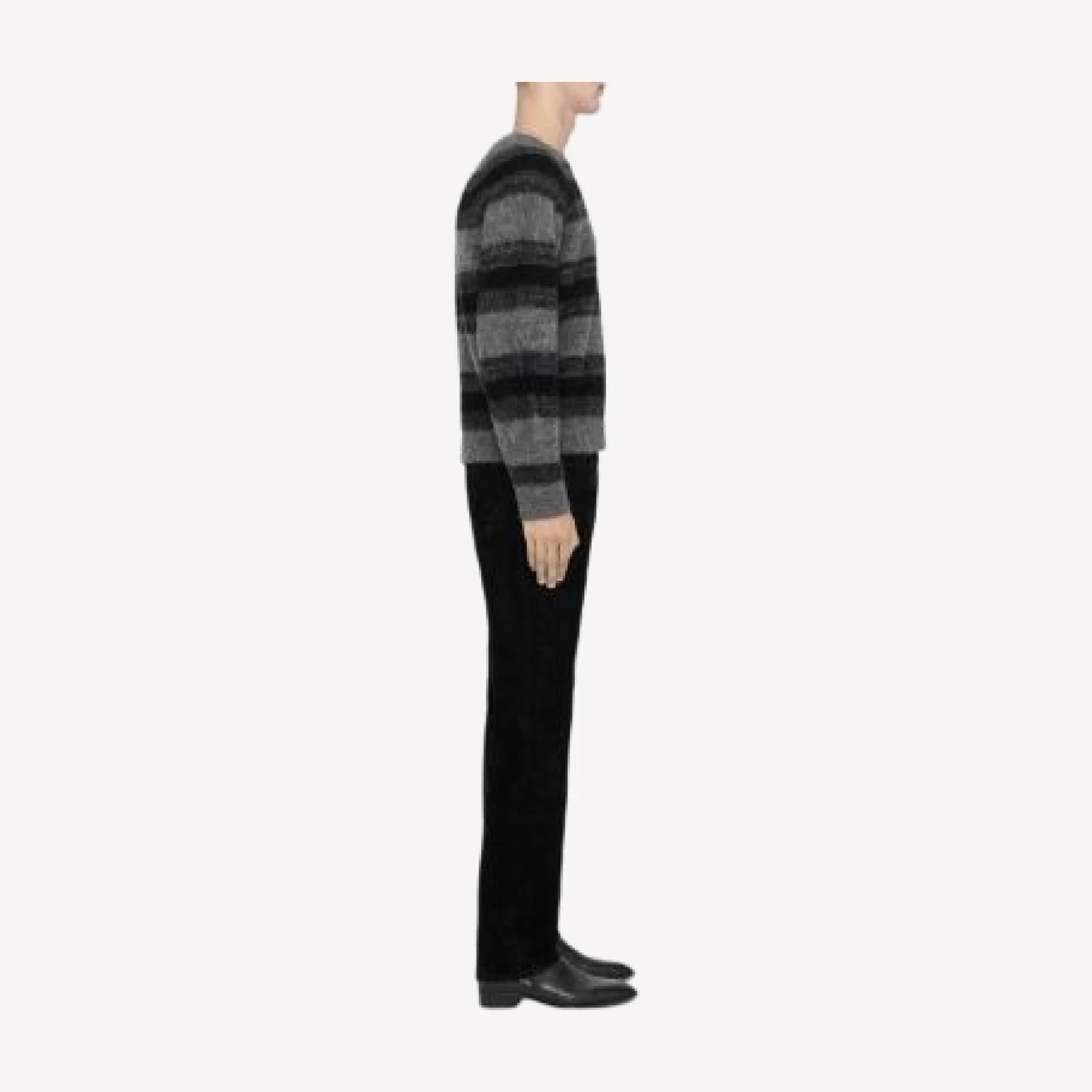 Allsaints Senner Striped Raglan Sleeve Sweater