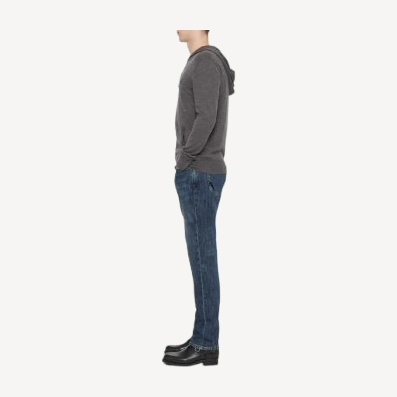 Allsaints Slim Straight Jeans in Dark Indigo