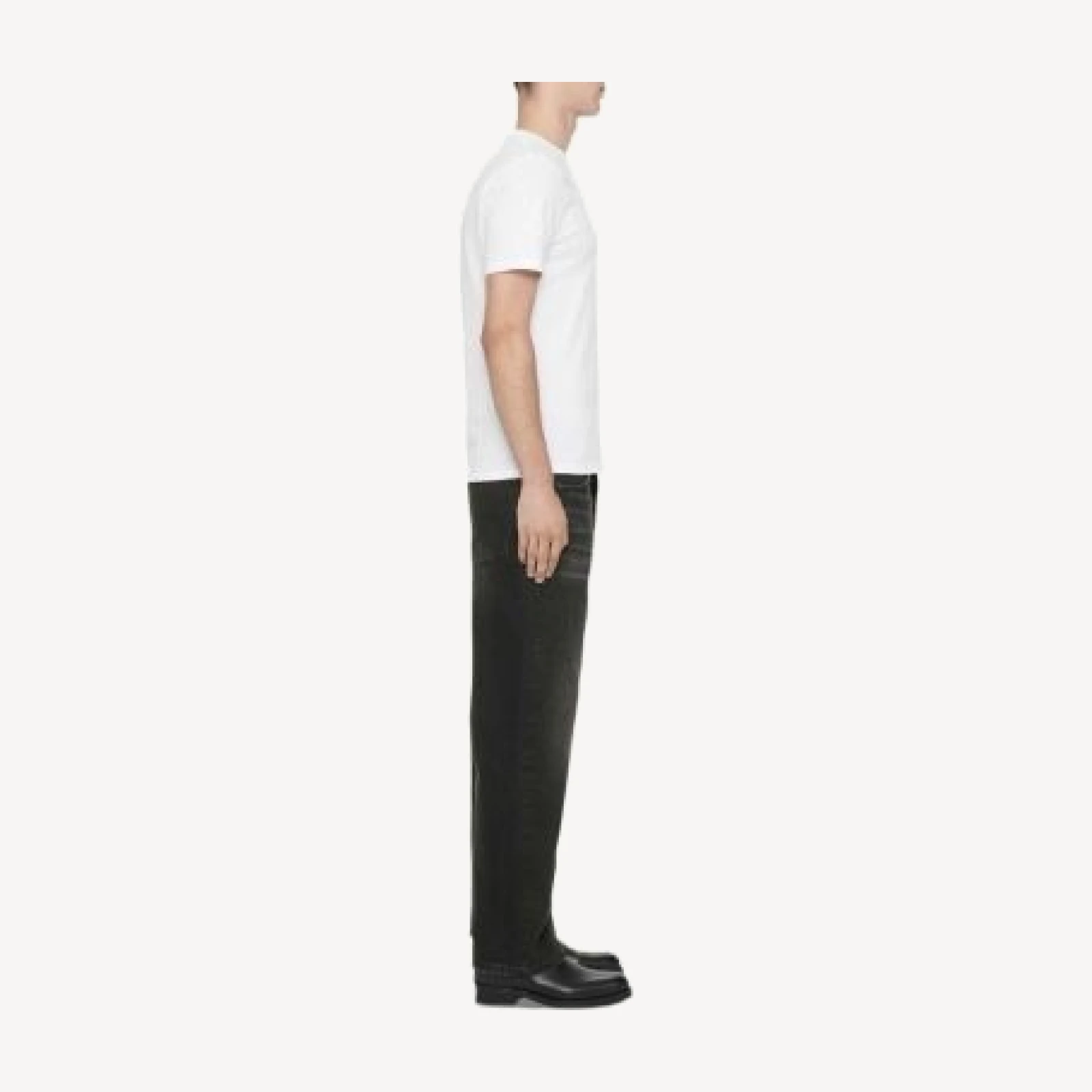 Allsaints Loose Straight Fit Jeans in Washed Grey