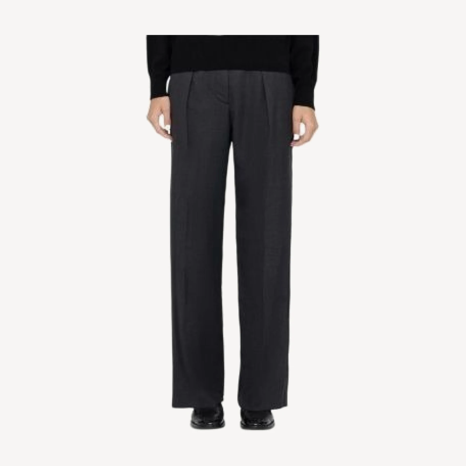 Allsaints Leonie Wool Mid Rise Pants