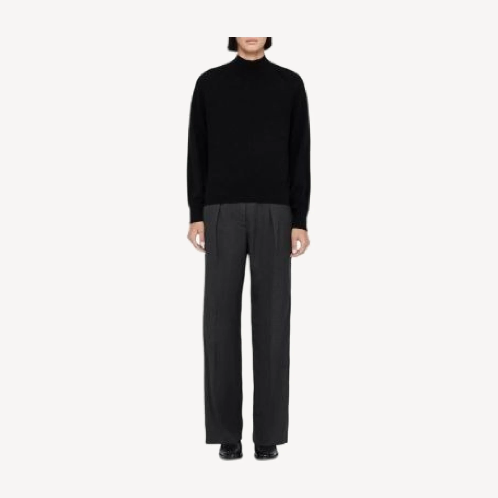 Allsaints Leonie Wool Mid Rise Pants