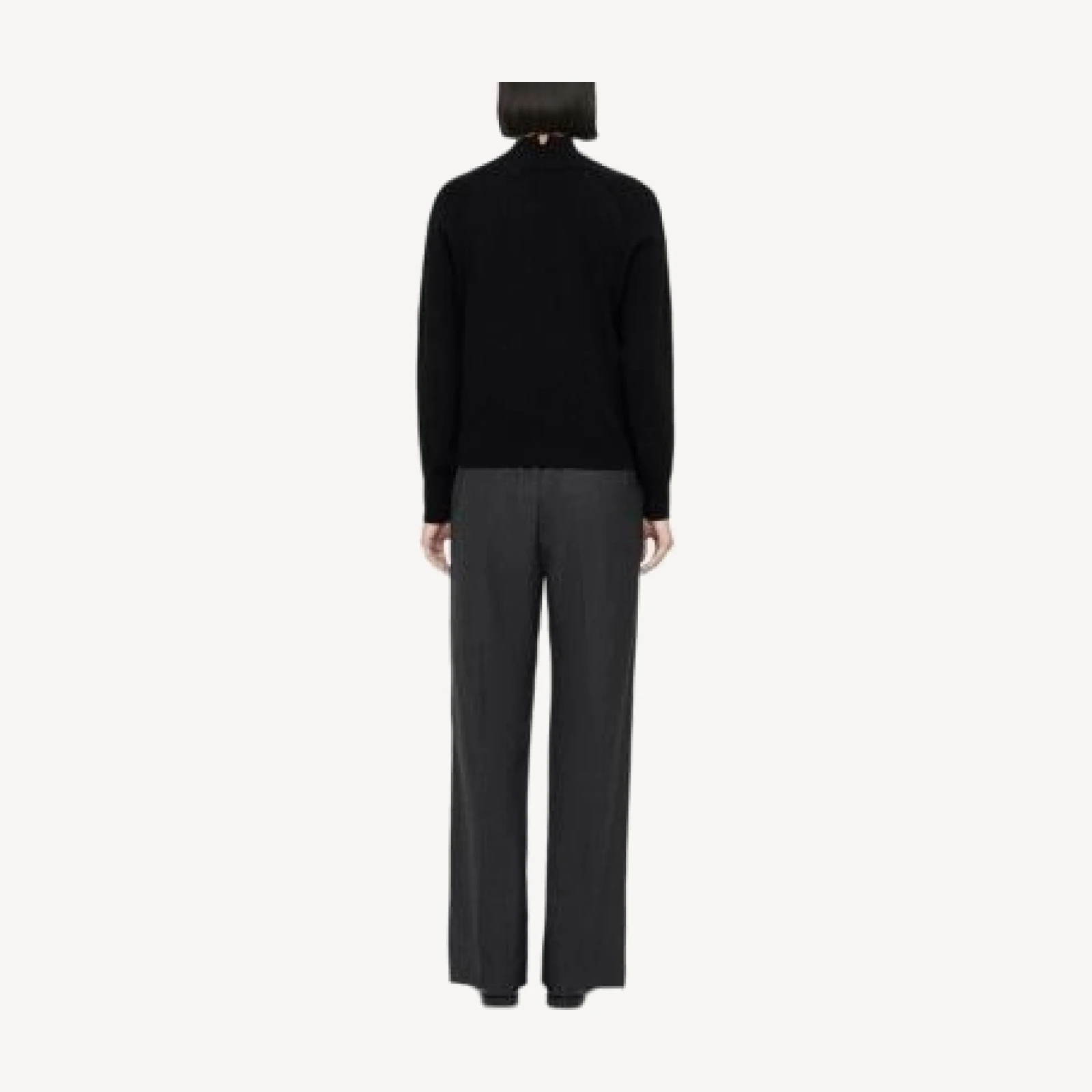 Allsaints Leonie Wool Mid Rise Pants