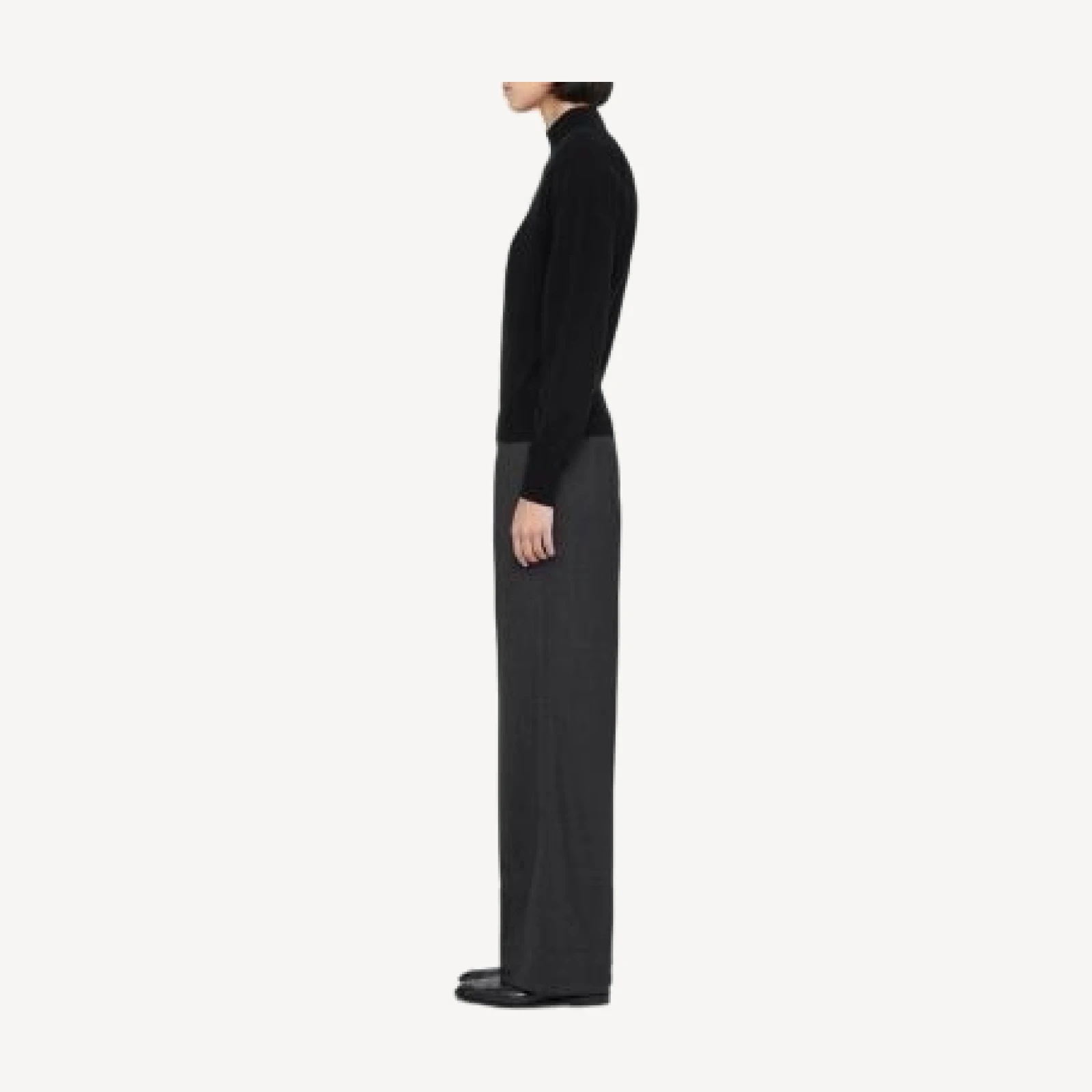 Allsaints Leonie Wool Mid Rise Pants