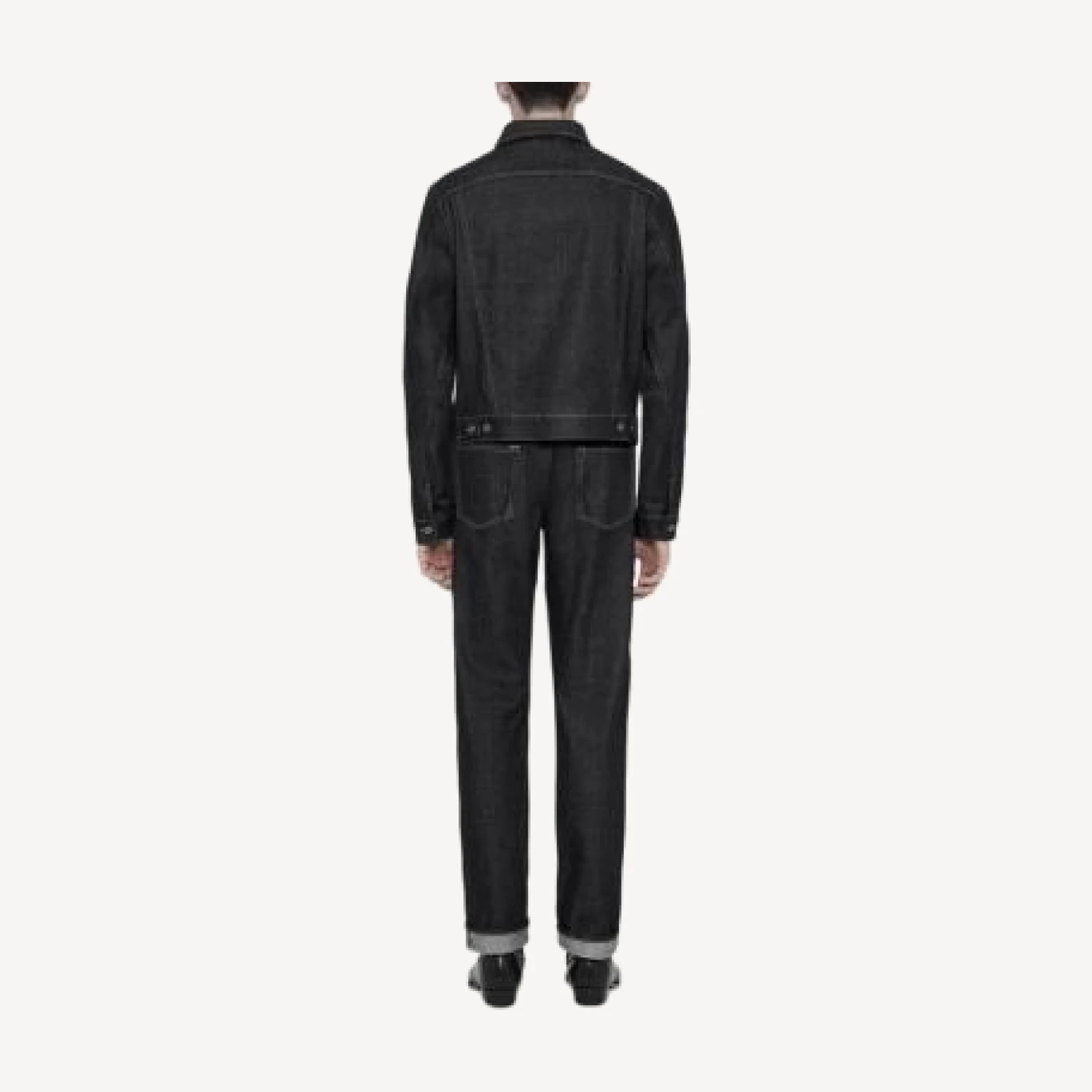 Allsaints Slim Straight Jeans in Indigo Selvedge