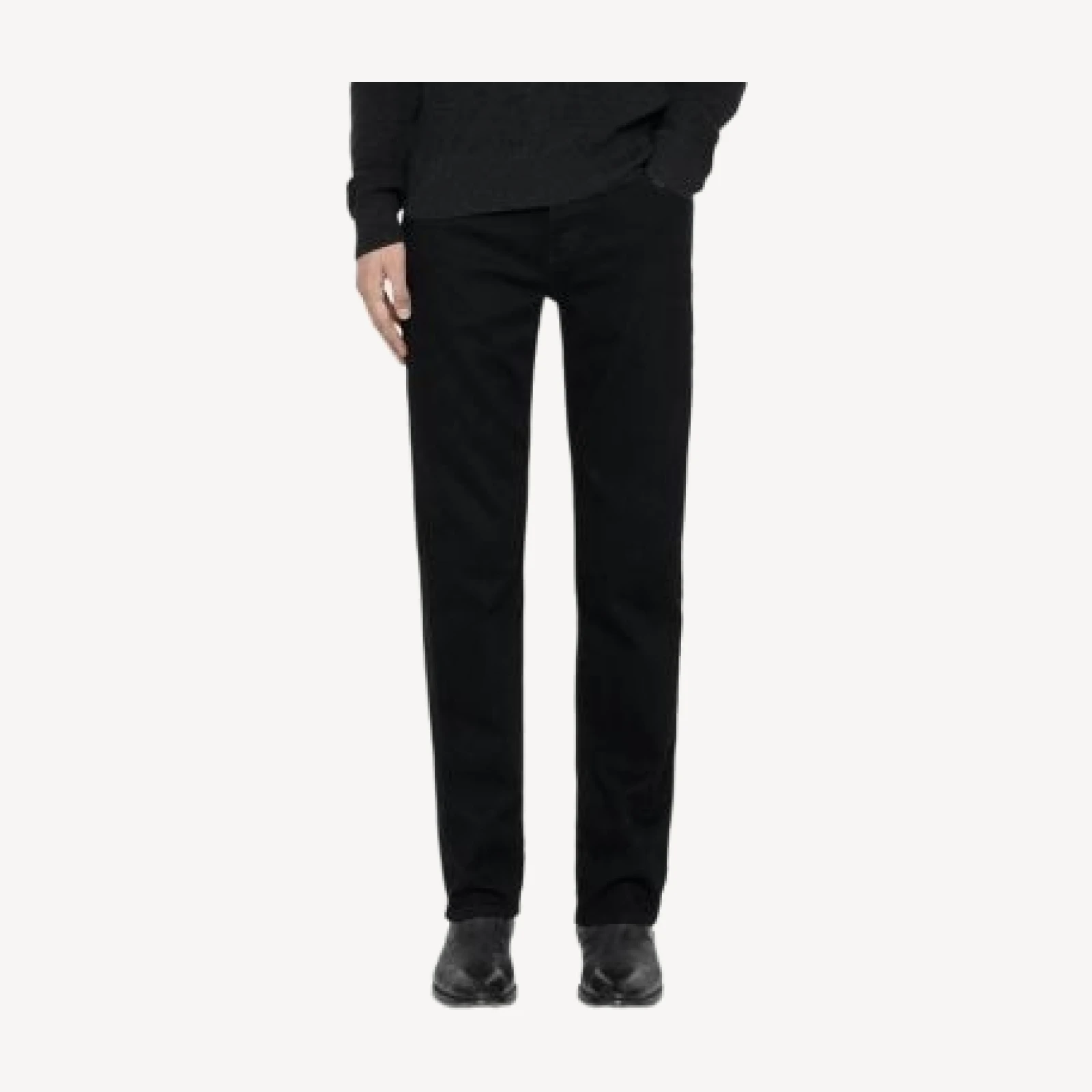 Allsaints Sid Skinny Fit Jeans in Jet Black