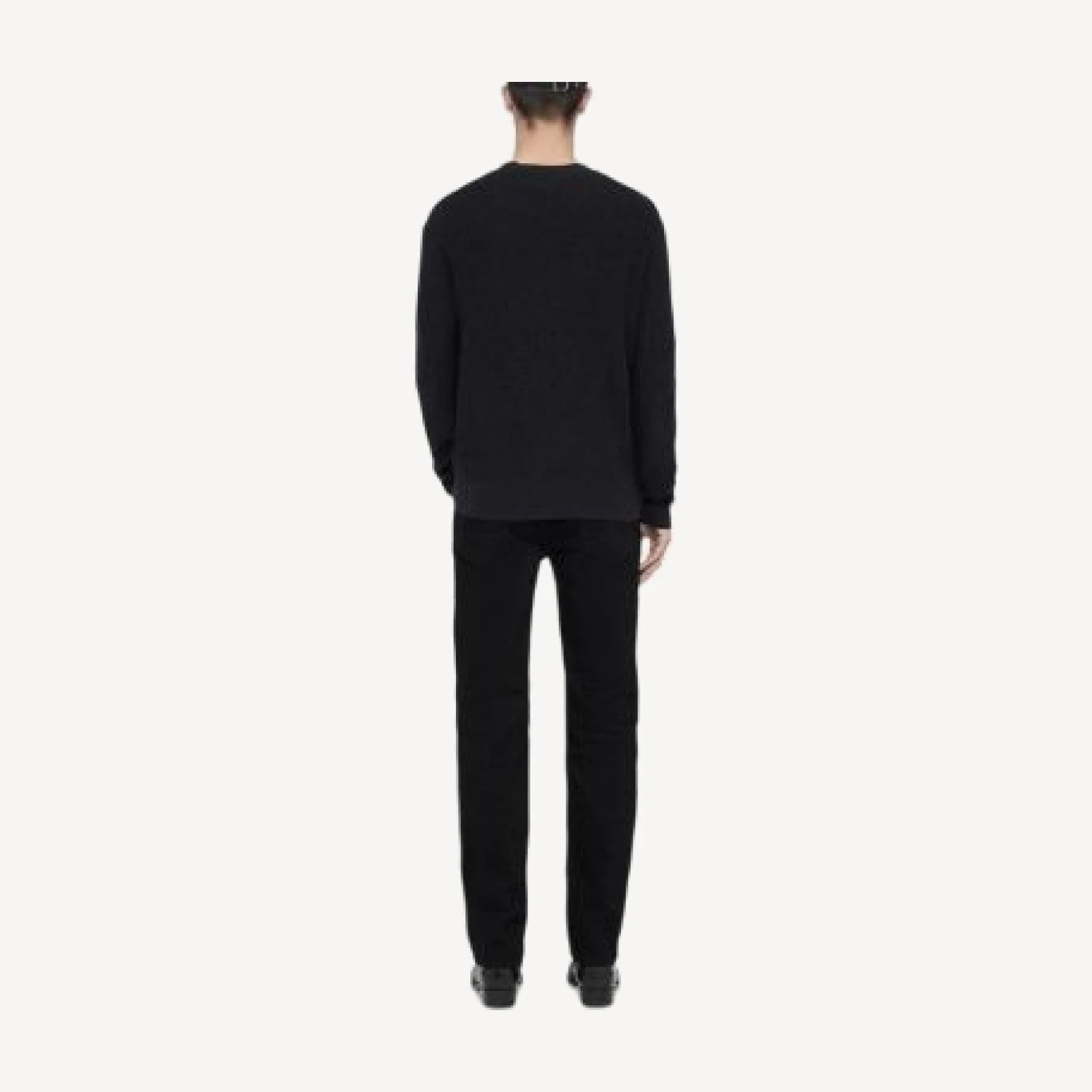 Allsaints Sid Skinny Fit Jeans in Jet Black