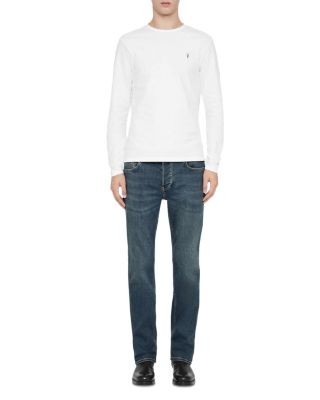 Allsaints Sid Skinny Fit Jeans in Tinted Indigo