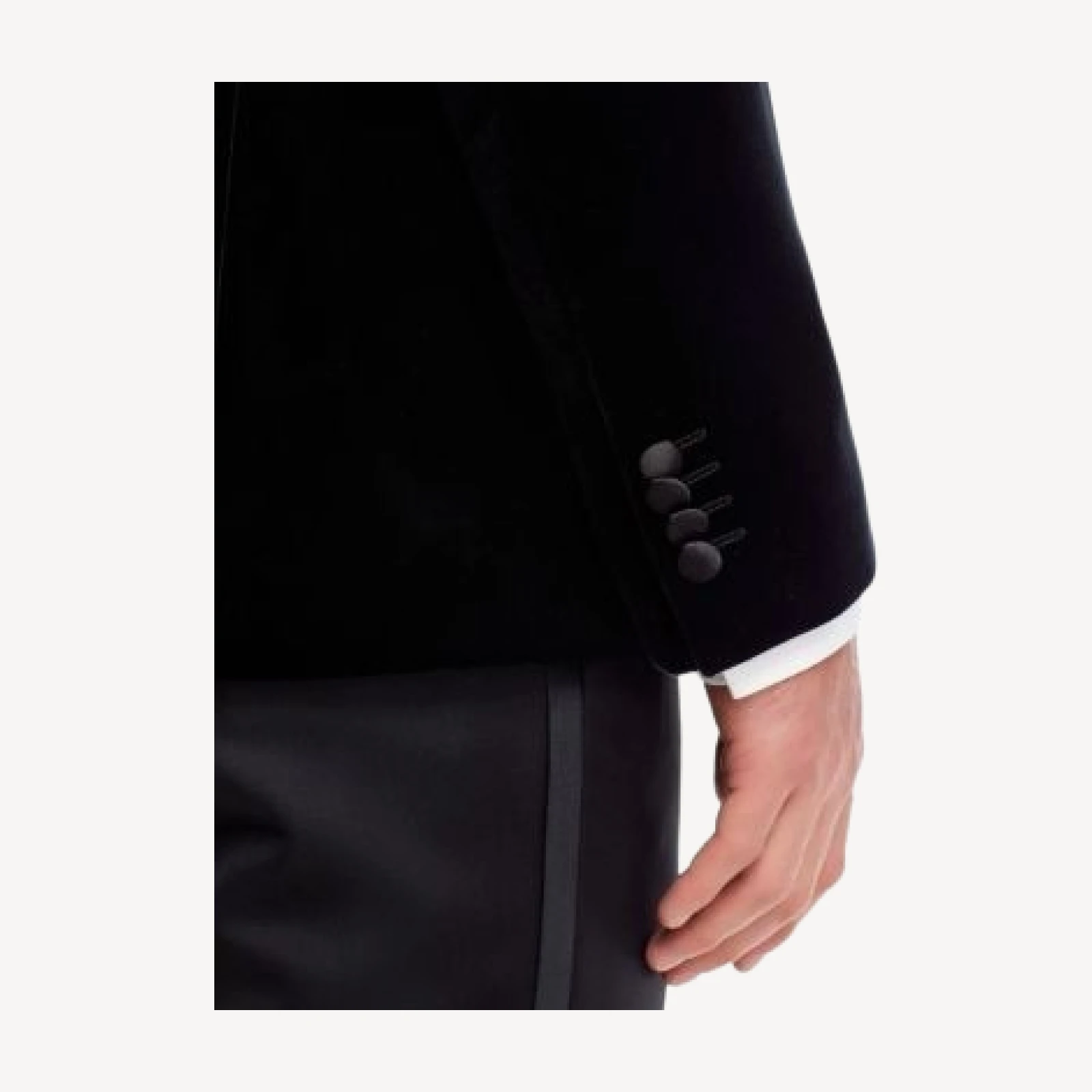 Boss Hutson Velvet Slim Fit Dinner Jacket