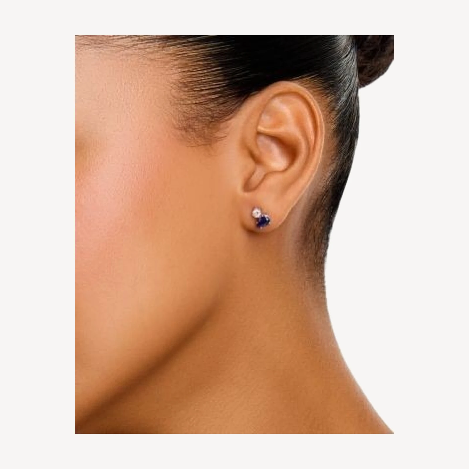 Bloomingdale's Fine Collection Sapphire & Diamond Earrings in 14K White Gold