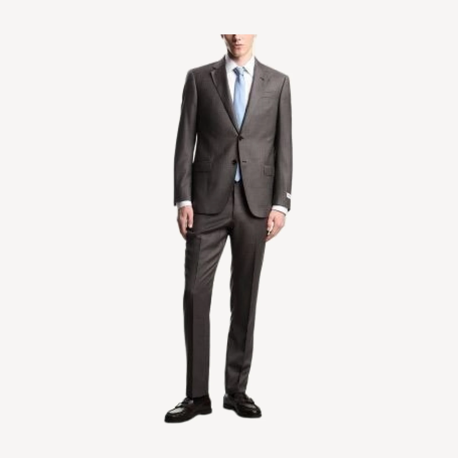 Emporio Armani Regular Fit Checkered Suit