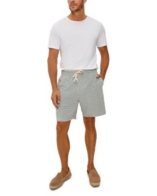 Rails Nova 7 Textured Check Drawstring Shorts