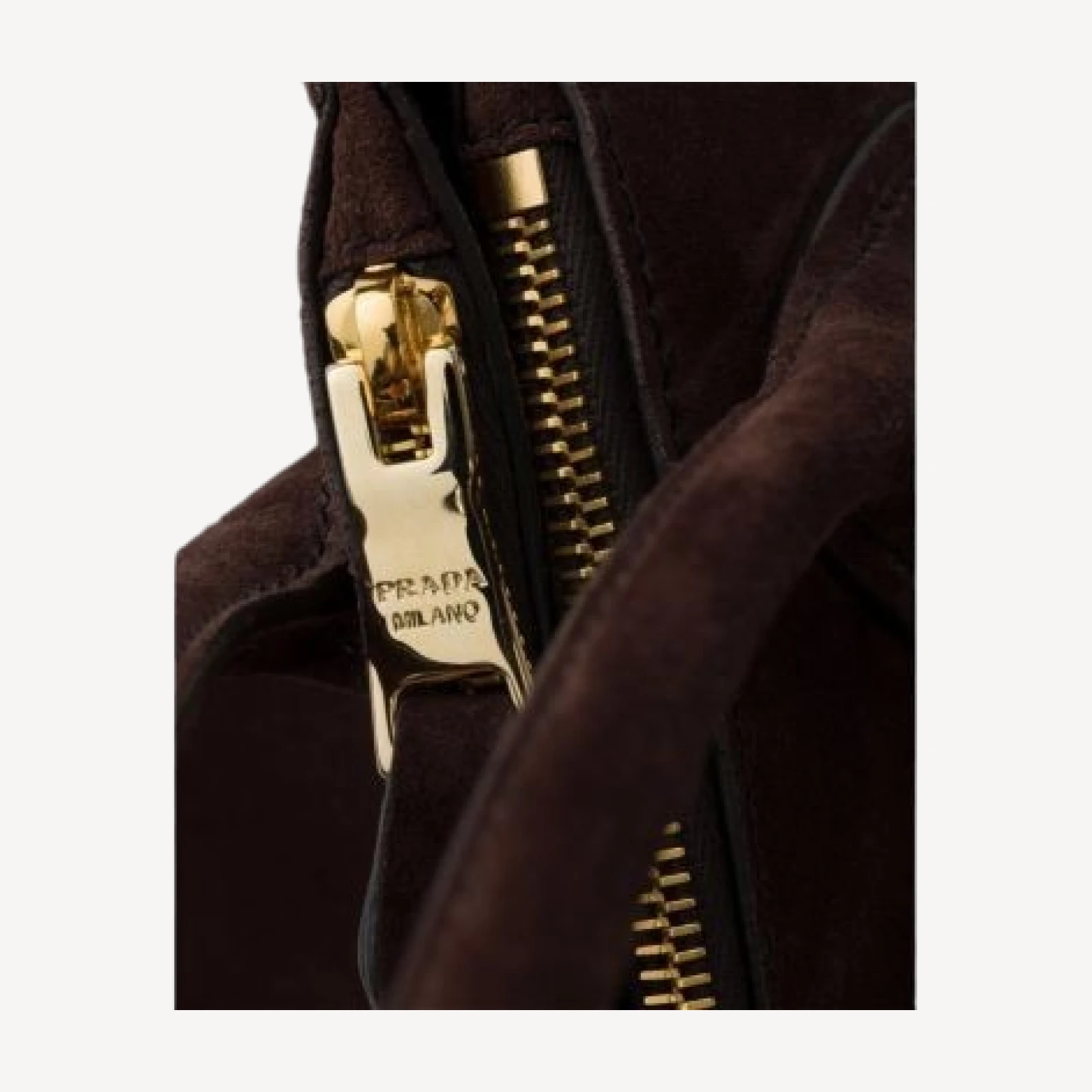 Prada Medium Suede Tote Bag