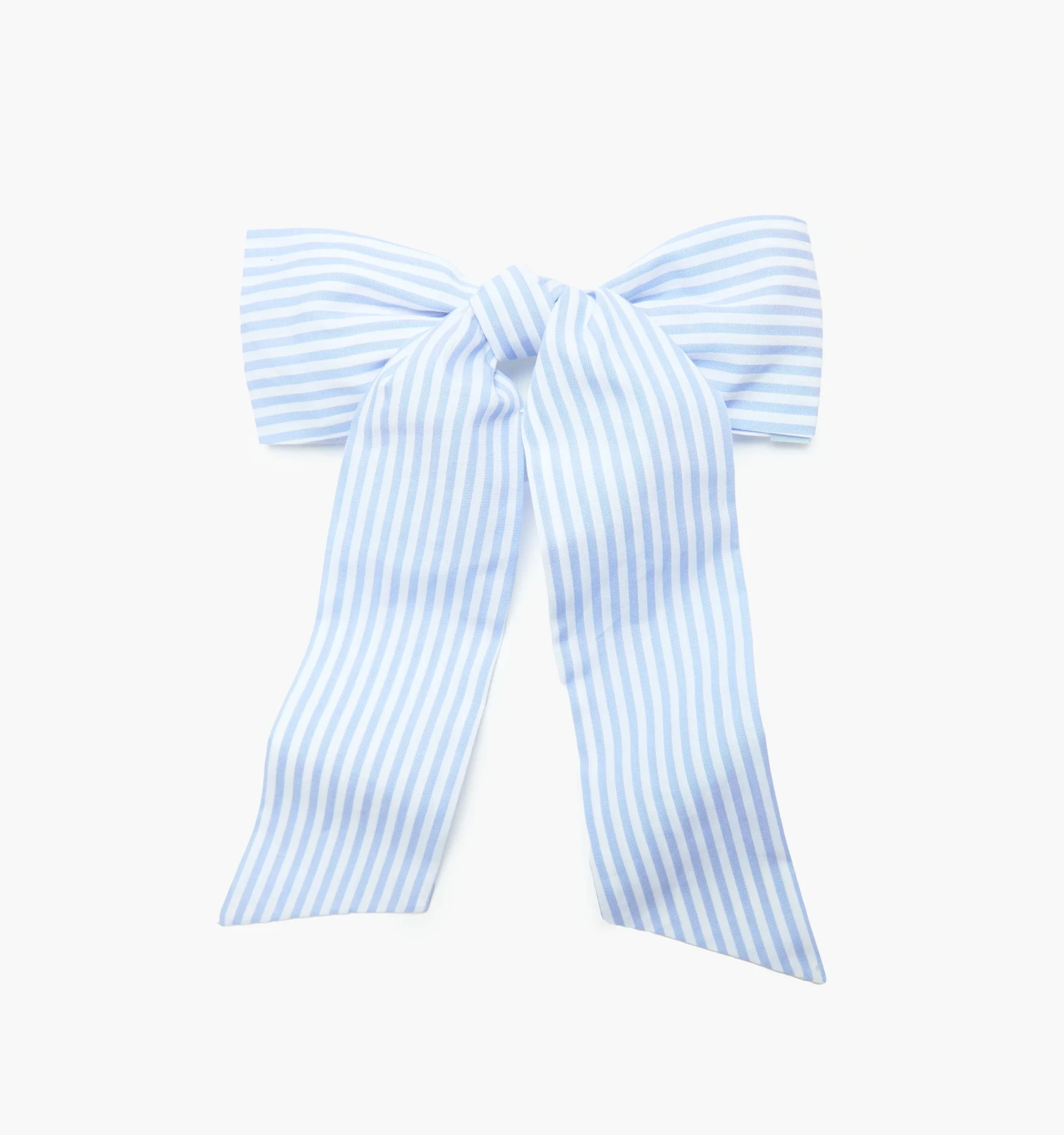 The Belle Bow - Blue/White Stripe