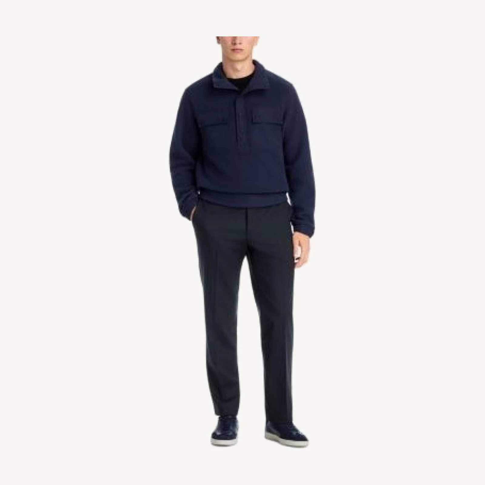 Moncler Grenoble Half Button Sweatshirt