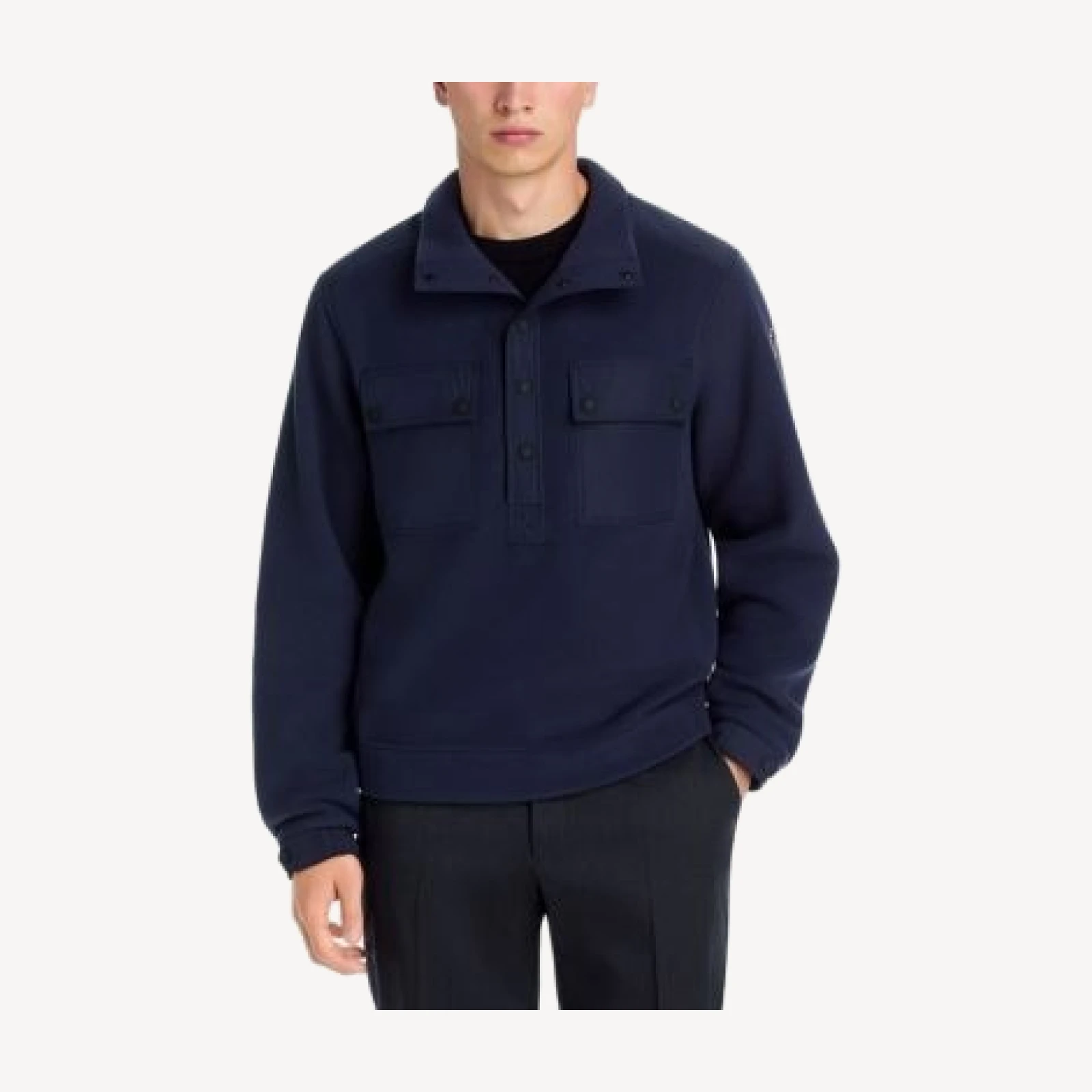 Moncler Grenoble Half Button Sweatshirt